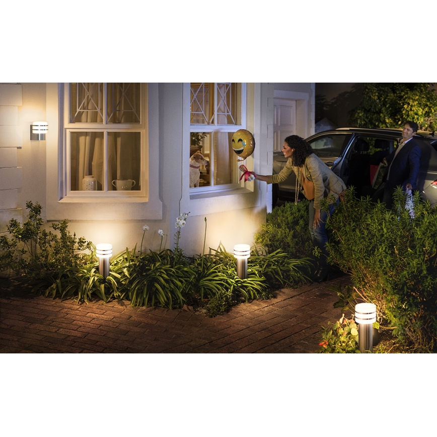Philips 17404/47/P0 - LED Dimmbare Auβen-Wandbeleuchtung HUE TUAR 1xE27/9,5W/230V