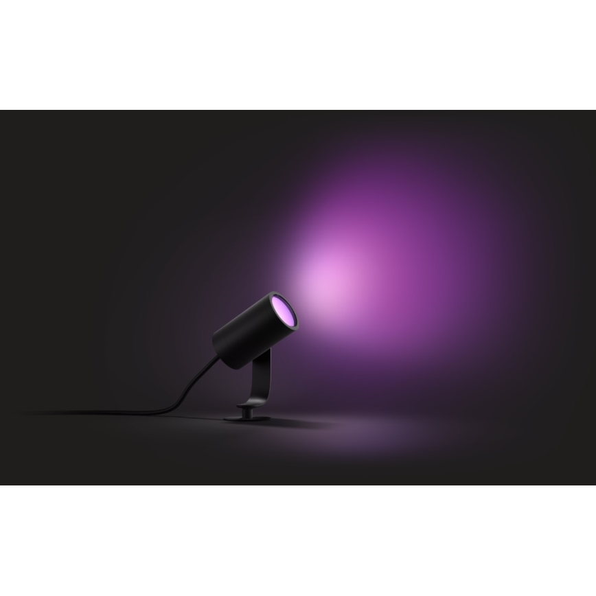 Philips 17428/30/P7 - LED RGB dimmbare Auβen Spotlight HUE LILY LED-RGB/8W/230V IP65
