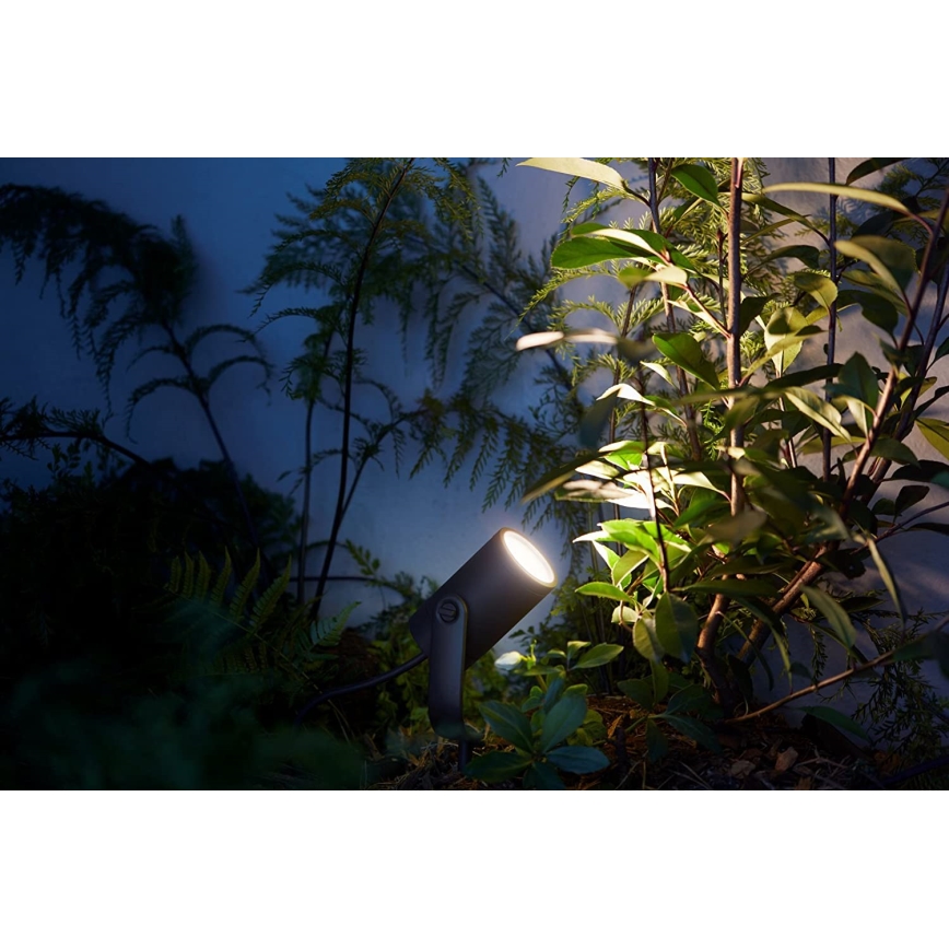 Philips 17428/30/P7 - LED RGB dimmbare Auβen Spotlight HUE LILY LED-RGB/8W/230V IP65