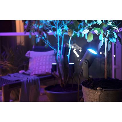 Philips - LED RGB Außenstrahler Hue LILY LED/8W/230V IP65