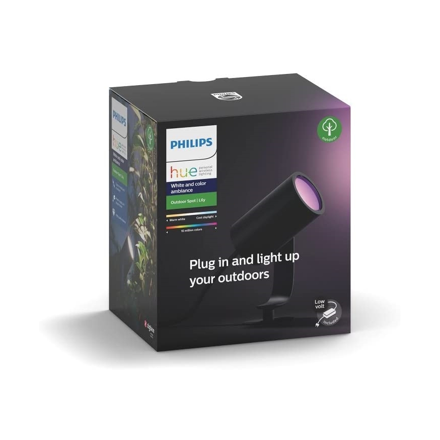 Philips - LED RGB Auβen Spotlight Hue LILY LED/8W/230V IP65