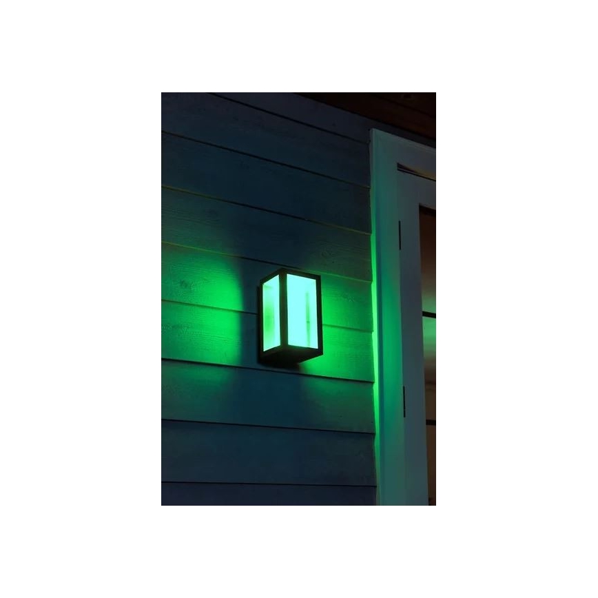 Philips 17429/30/P7 - LED RGB Außen-Wandleuchte HUE IMPRESS 2xLED/8W/230V IP44