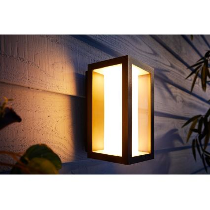 Philips 17429/30/P7 - LED RGB Außen-Wandleuchte HUE IMPRESS 2xLED/8W/230V IP44