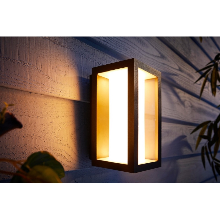 Philips 17429/30/P7 - LED RGB Außen-Wandleuchte HUE IMPRESS 2xLED/8W/230V IP44