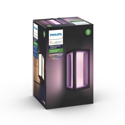 Philips 17429/30/P7 - LED RGB Außen-Wandleuchte HUE IMPRESS 2xLED/8W/230V IP44