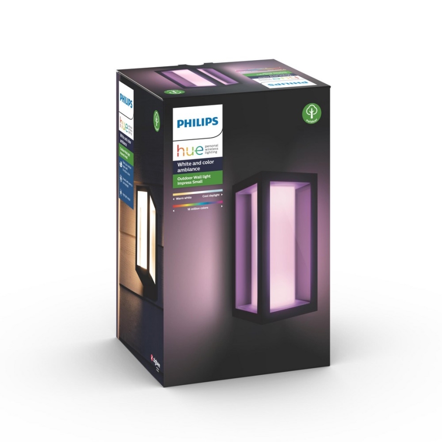 Philips 17429/30/P7 - LED RGB Außen-Wandleuchte HUE IMPRESS 2xLED/8W/230V IP44