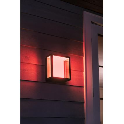 Philips 17430/30/P7 - LED RGB Außen-Wandleuchte HUE IMPRESS 2xLED/8W/230V IP44