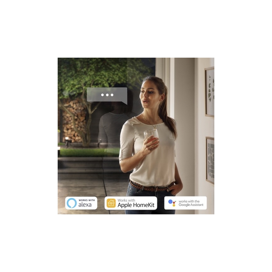 Philips - Dimmbare LED-RGBW-Außenwandleuchte Hue RESONATE 2xLED/8W/230V 2000-6500K IP44