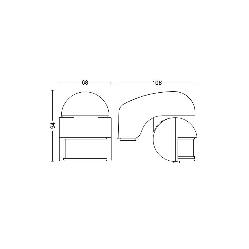 Philips - Außen-Bewegungsmelder IP44 Weiß