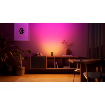 Philips - Set mit 2x dimmbaren LED RGBW-Projektionsleuchten Hue PLAY Wall Washer LED/20W/230V 2000–6500K schwarz