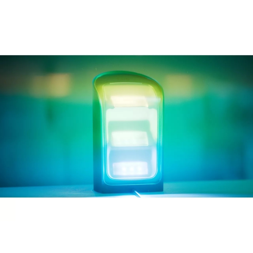 Philips - Set mit 2x dimmbaren LED RGBW-Projektionsleuchten Hue PLAY Wall Washer LED/20W/230V 2000–6500K schwarz