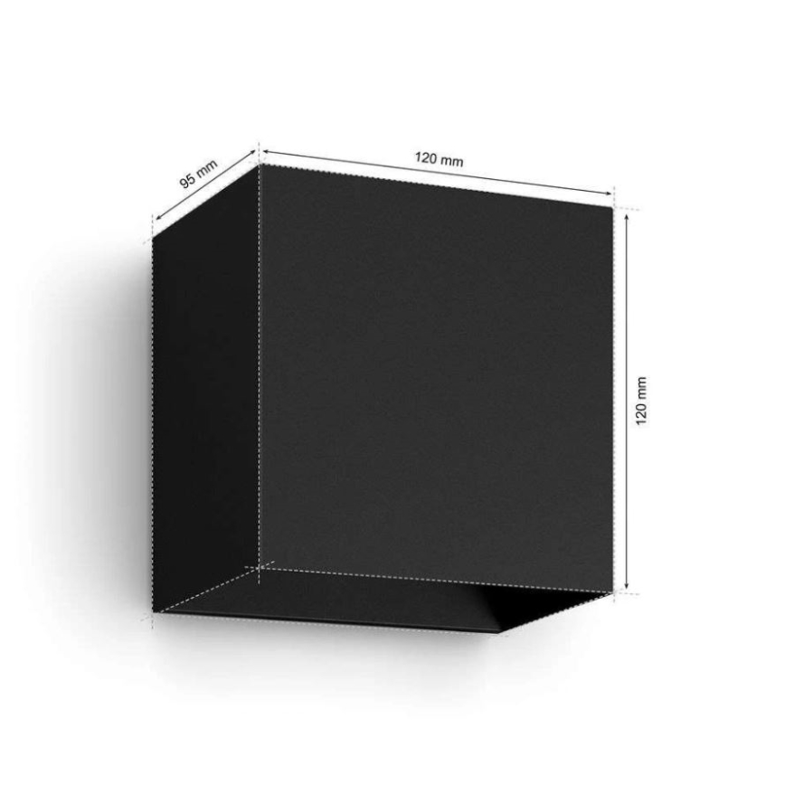 Philips - 2er-Set dimmbare LED RGBW Außenwandleuchte Hue RESONATE LED/8W/230V 2000-6500K IP44