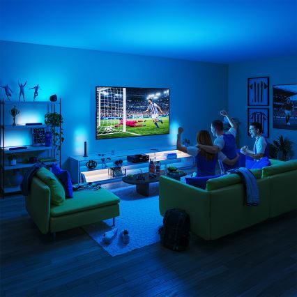Philips - 2er-Set SMART GRADIENT RGBIC-LED-Leuchten, dimmbar, LED/8W/230V, 2700-6500K, Wi-Fi