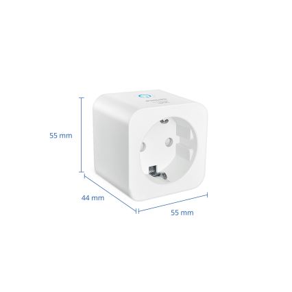 Philips - 2er-Set Smart-Steckdose SCHUKO 2300W + Energiemessgerät Wi-Fi