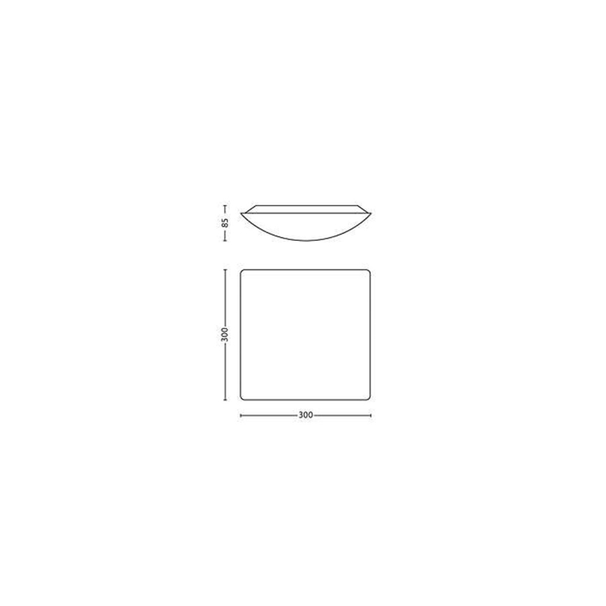 Philips 31240/67/16 - LED Deckenleuchte MYLIVING MEZEN 1xLED/17W/230V