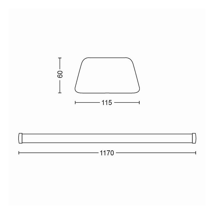 Philips - LED-Unterbauleuchte LED/50W/230V 4000K