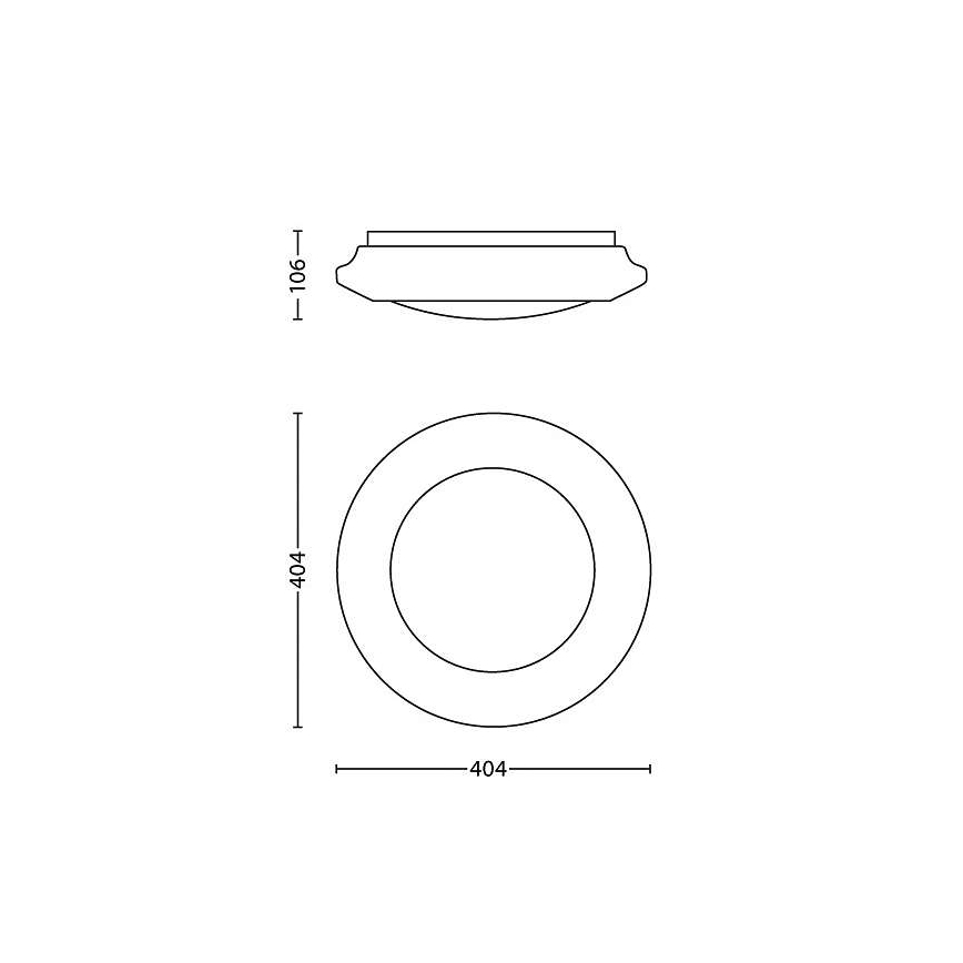 Philips-Massive 33365/31/16 - Deckenleuchte MYLIVING CINNABAR 1xLED/22W/230V