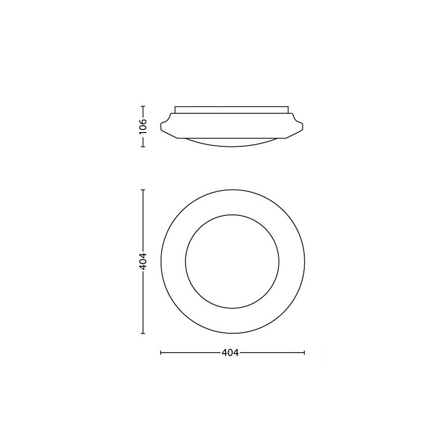 Philips - LED-Deckenleuchte LED/22W/230V 4000K