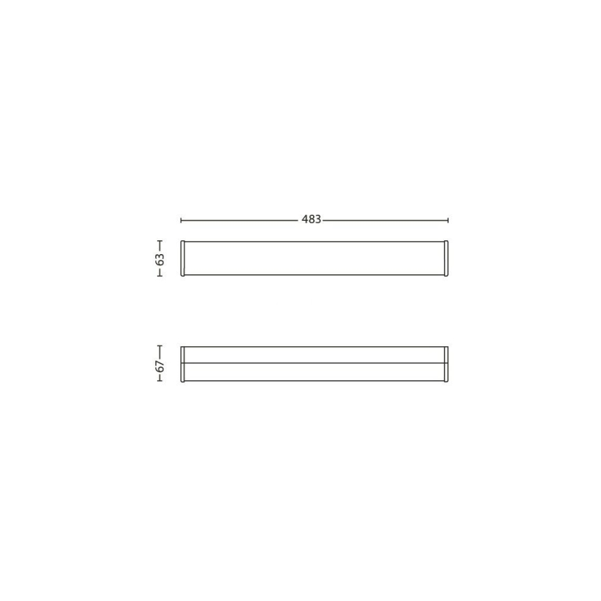 Philips 34059/11/16 - LED Wandleuchte Bad MYBATHROOM FIT 3xLED/2,5W/230V
