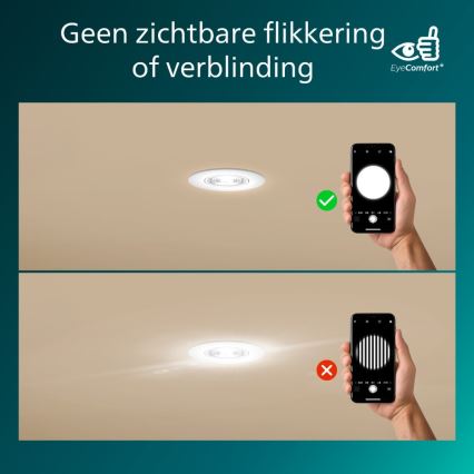 Philips - 3er-Set dimmbare LED-Einbauleuchten CILANTRO LED/5W/230V 4000K weiß