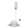 Philips - 3er-Set dimmbare LED-Einbauleuchten CILANTRO LED/5W/230V 2700K weiß