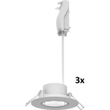 Philips - 3er-Set dimmbare LED-Einbauleuchten CILANTRO LED/5W/230V 4000K weiß
