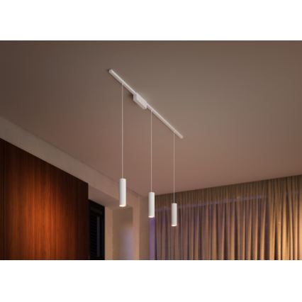 Philips - 3er-Set dimmbare LED RGB-Pendelleuchten mit Kabel für das Hue-Schienensystem PERIFO LED RGB/15,6W/230V 2000-6500K