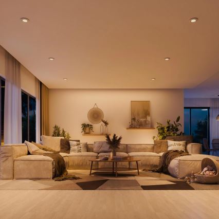 Philips - 3er-Set Einbauleuchte PERIDOT 1xGU10/7W/230V weiß