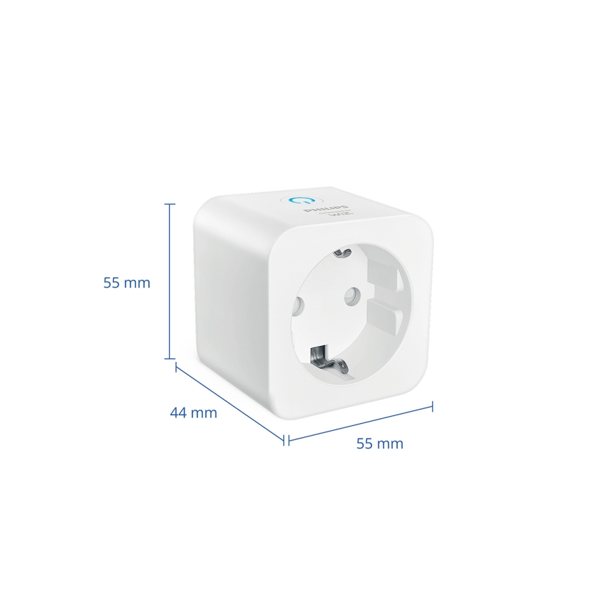 Philips - 3er-Set intelligente Schuko-Steckdosen 2300 W, WLAN