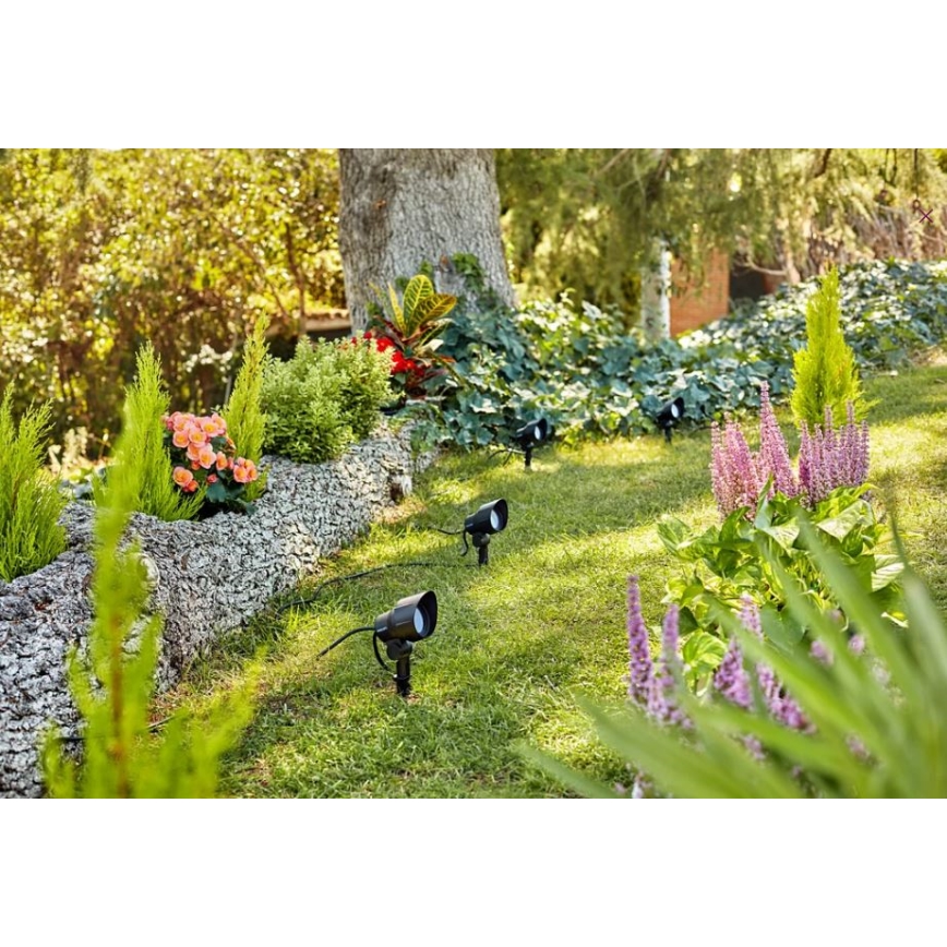 Philips - SET 3x LED Außenstrahler LED/6W/230V 2700K IP44