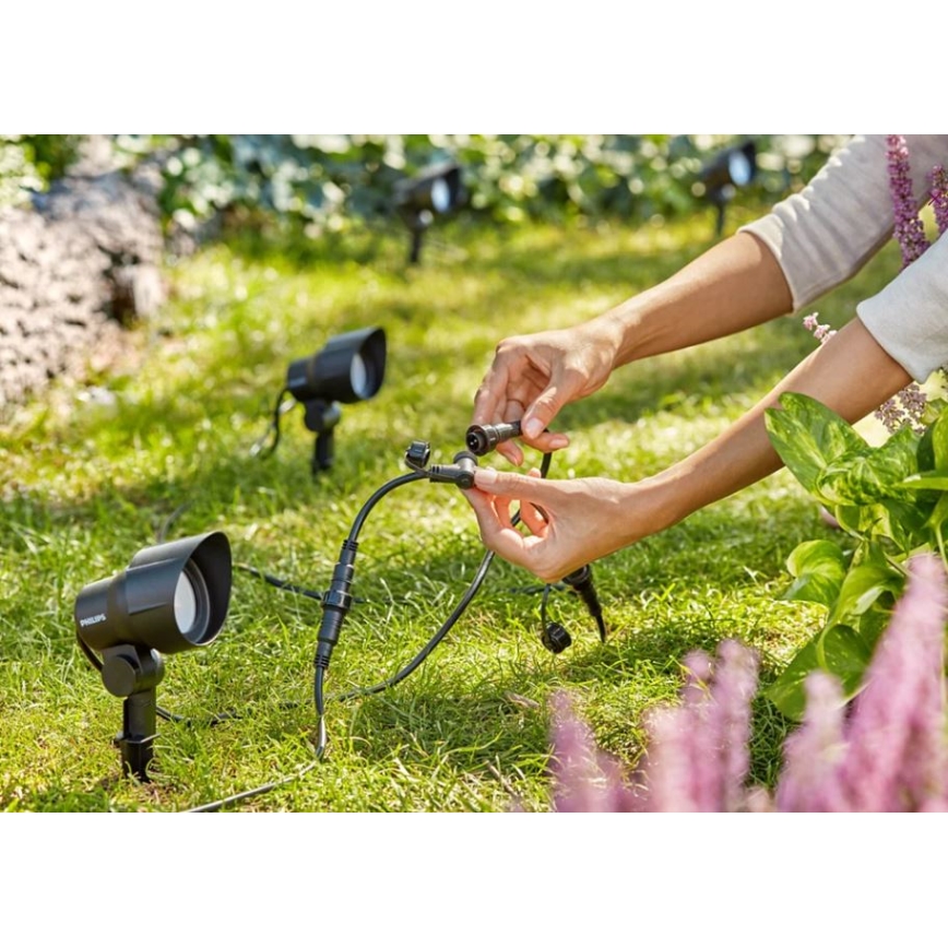 Philips - SET 3x LED Außenstrahler LED/6W/230V 2700K IP44