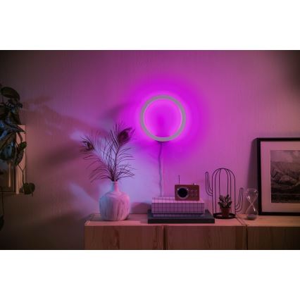 Philips - Dimmbare LED-RGBW-Wandleuchte Hue SANA White and Color Ambiance LED/20W/230V