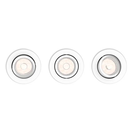 Philips - SET 3x Einbauleuchte 1xGU10/5,5W/230V