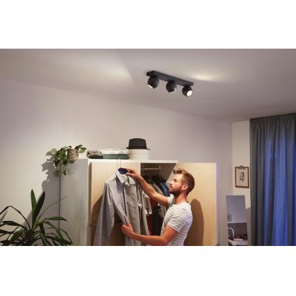 Philips - LED dimmbare Spot Hue BUCKRAM 3xGU10/5W/230V