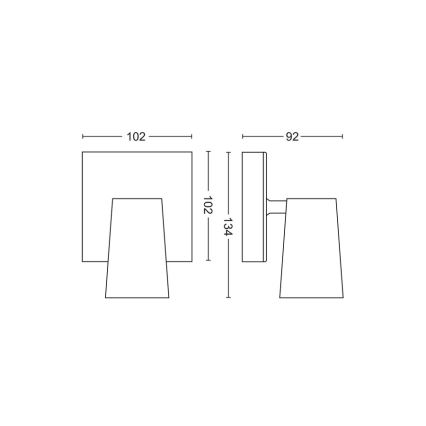 Philips - Strahler 1xGU10/5,5W/230V