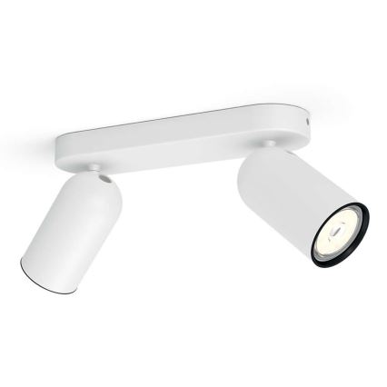 Philips 50582/31/PN - Spotlight MYLIVING PONGEE 2xGU10/10W/230V