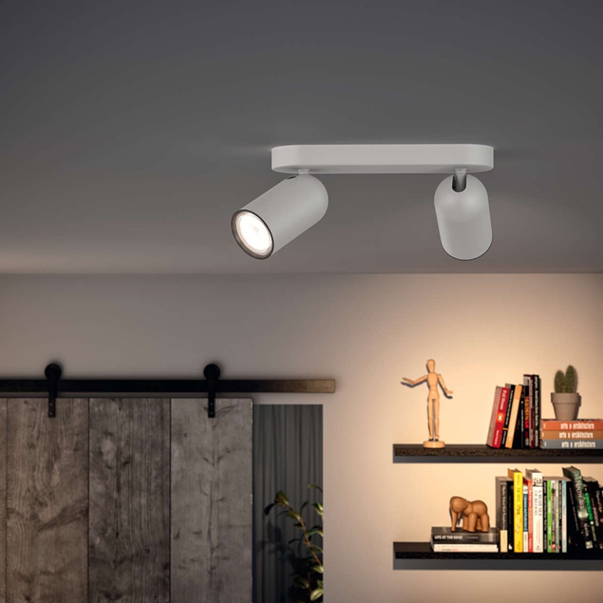 Philips 50582/31/PN - Spotlight MYLIVING PONGEE 2xGU10/10W/230V