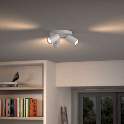 Philips 50583/31/PN - Spotlight MYLIVING PONGEE 3xGU10/10W/230V