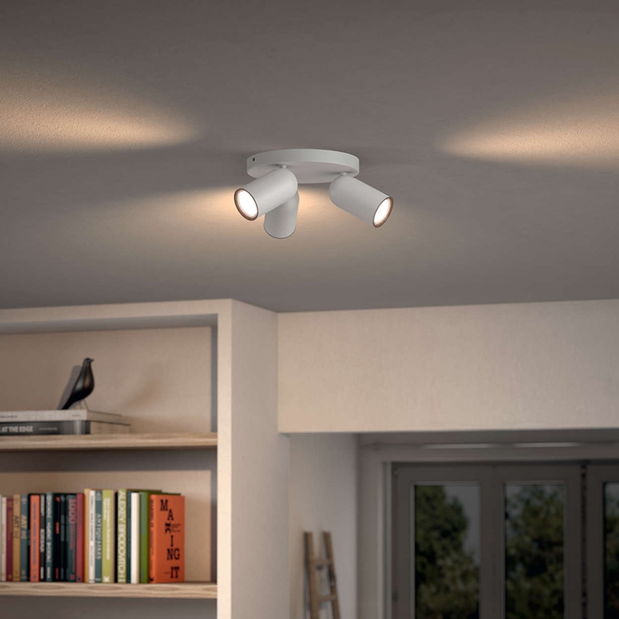 Philips 50583/31/PN - Spotlight MYLIVING PONGEE 3xGU10/10W/230V