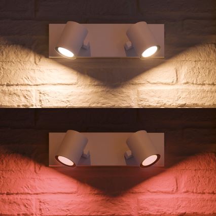 Philips 50622/31/P7 - LED Spotleuchte HUE ARGENA 2xGU10/5,7W/230V