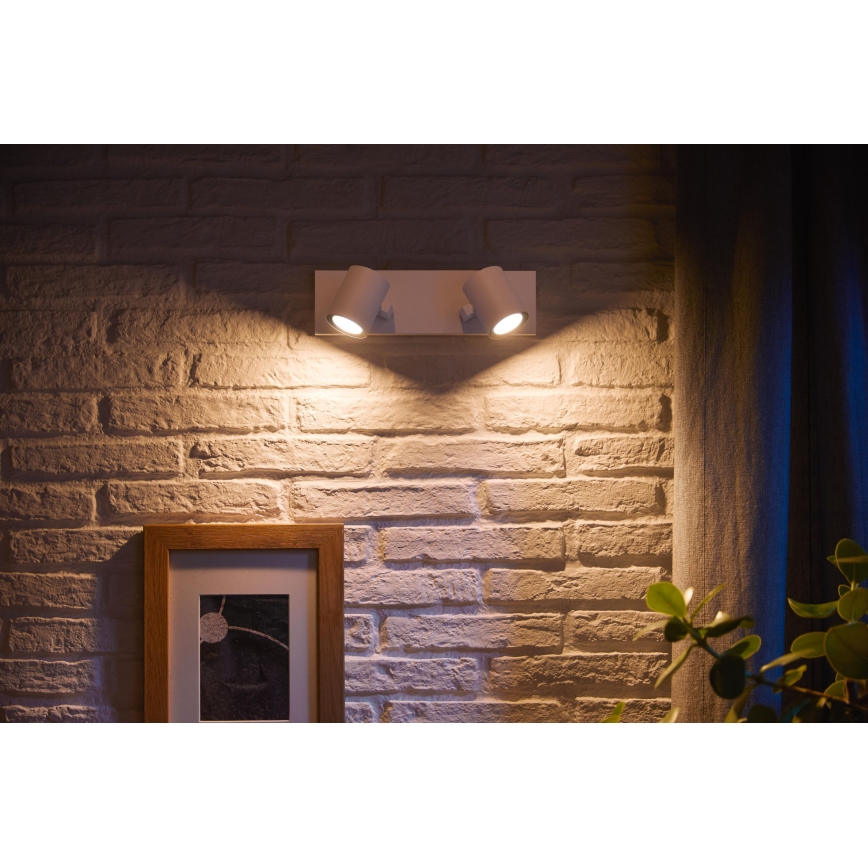 Philips 50622/31/P7 - LED Spotleuchte HUE ARGENA 2xGU10/5,7W/230V