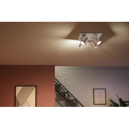 Philips 50624/48/P7 - LED Spotleuchte HUE ARGENA 4xGU10/5,7W/230V