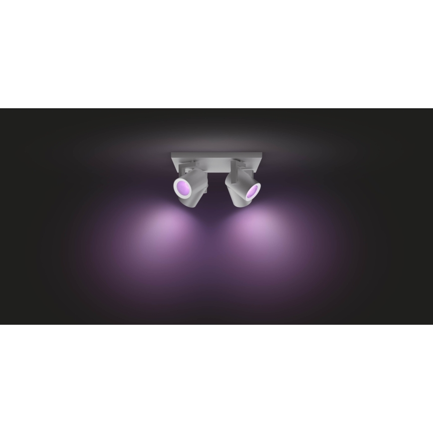 Philips 50624/48/P7 - LED Spotleuchte HUE ARGENA 4xGU10/5,7W/230V