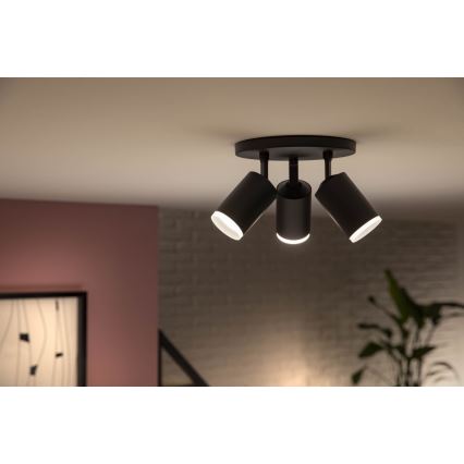 Philips 50633/30/P7 - LED Spotleuchte HUE FUGATO 3xGU10/5,7W/230V