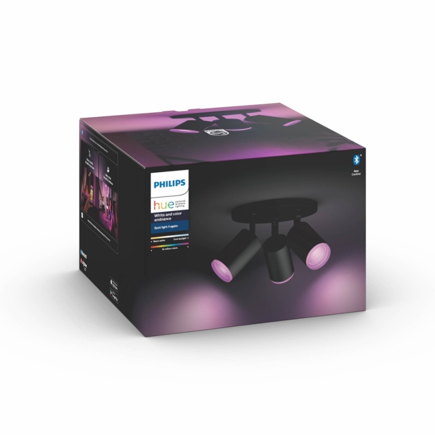 Philips 50633/30/P7 - LED Spotleuchte HUE FUGATO 3xGU10/5,7W/230V