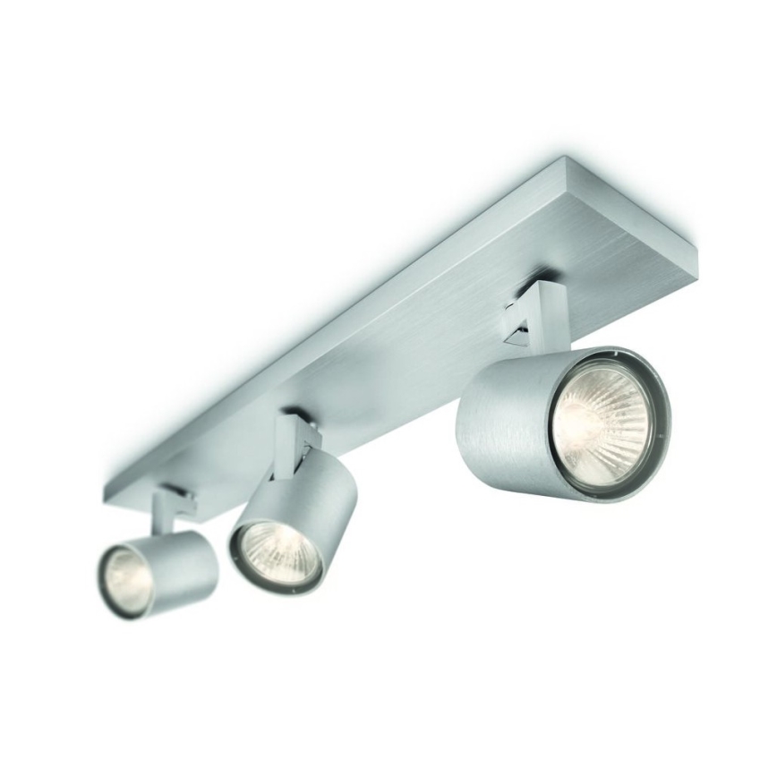 Philips - Dimmbarer LED RGBW Strahler 3xGU10/6W/230V matt chrom + Fernbedienung