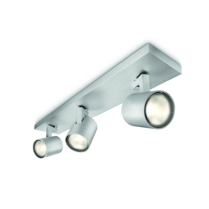 Philips - Dimmbarer LED RGBW Strahler 3xGU10/6W/230V matt chrom + Fernbedienung