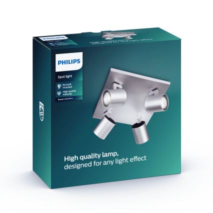 Philips - Spotlight 4xGU10/50W/230V