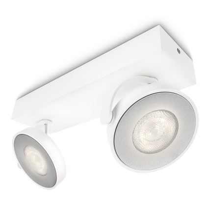 Philips 53172/31/P0 - Spotlight MYLIVING CLOCKWORK 2xLED/4,5W/230V