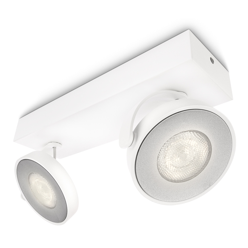 Philips 53172/31/P0 - Spotlight MYLIVING CLOCKWORK 2xLED/4,5W/230V